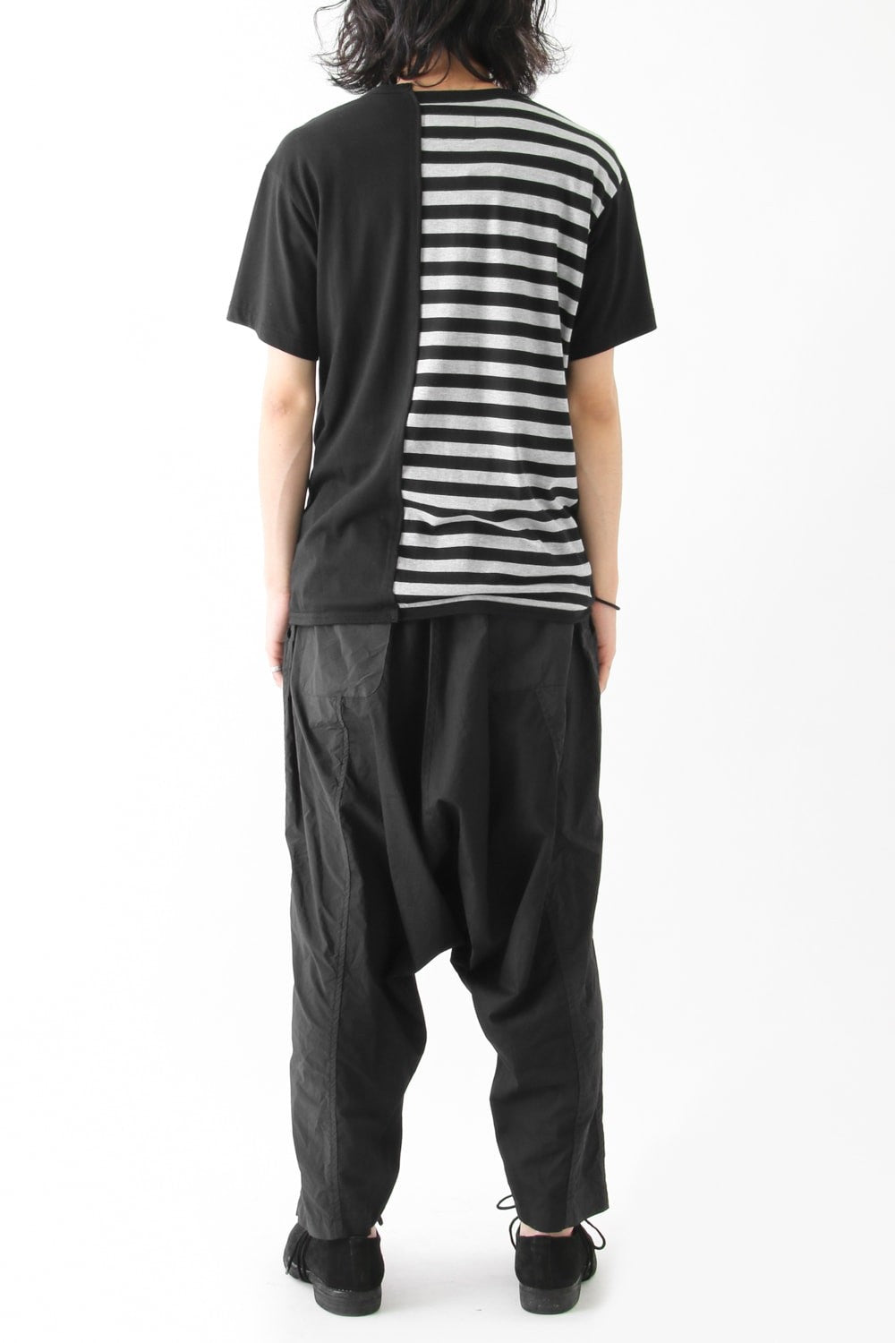 Sarouel Switched Parts Pants