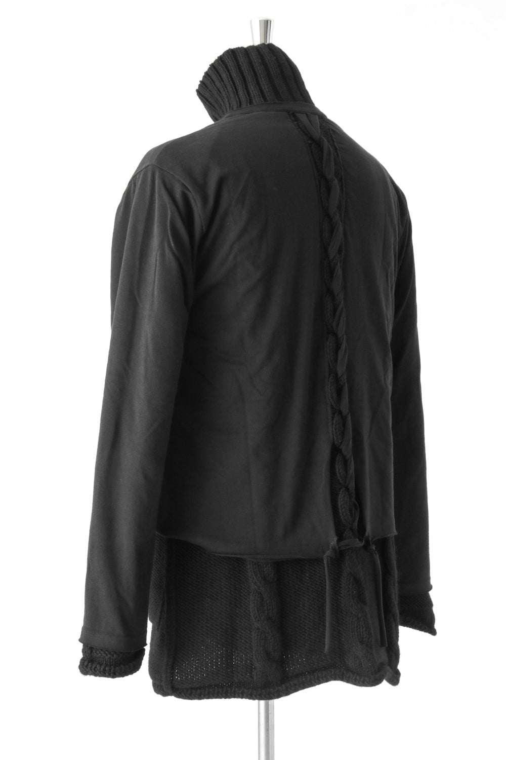 Low Gauge Zip Long Cardigan