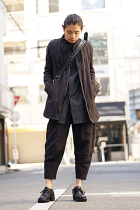 DEVOA 18SS Cotton Linen Check Style