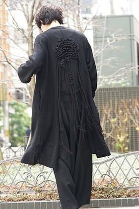 Yohji Yamamoto 19SS Macrame Cardigan Style