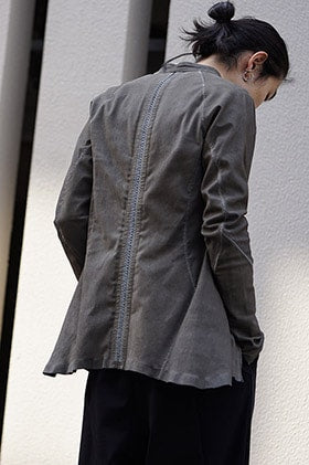 ISAAC SELLAM SS18 Stretch Leather Shirt Style