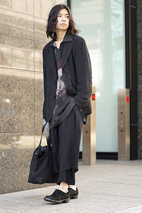 Yohji Yamamoto Rayon Jacket and Pants Style