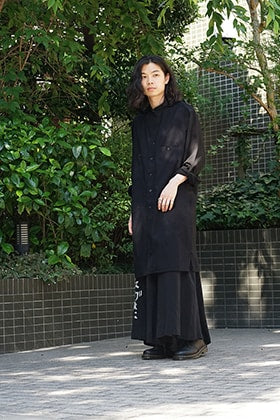 Yohji Yamamoto Asymmetry shirt Style