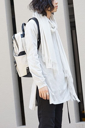 The Viridi-anne 17-18AW Henry Neck T  Coordinate