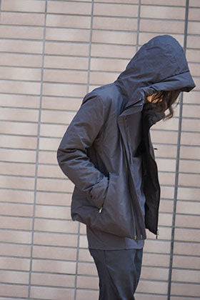 The Viridi-anne 17-18AW Cotton Nylon Down Jacket  Coordinate