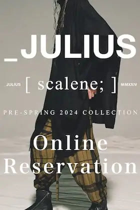 [Reservation Information] JULIUS 24PS Collection is now available for reservation!