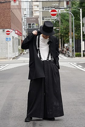 Yohji Yamamoto 18AW Suspender Pants Style