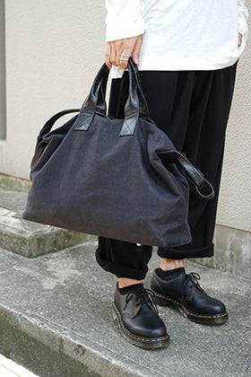 cornelian taurus New Arrival 4 Handle Shoulder Bag Linen Canvas