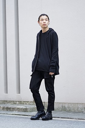 D.Hygen 18AW Jersey Zip Parker Style