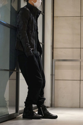 DEVOA High Neck Jacket Guidi Horse Leataher Style