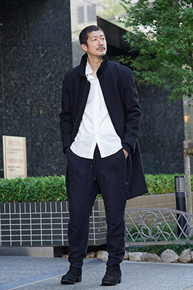 individual sentiments 18AW High Neck Coat Style