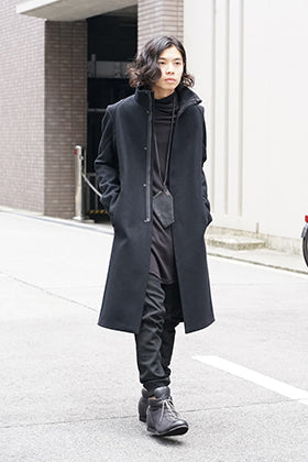 DEVOA Coat Cashmere Melton Style