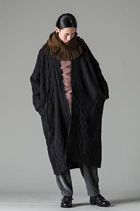 UMA WANG 23-24AW CALEB COAT Black Styling