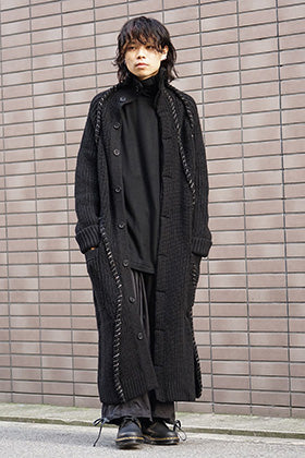Yohji Yamamoto 18AW Embroidery Switching Coat Style
