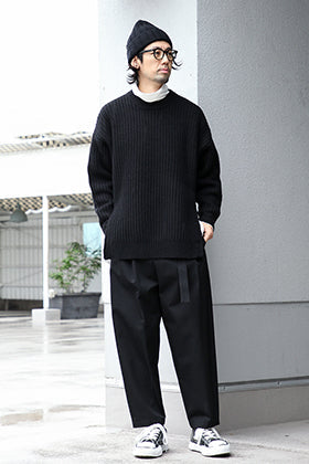 19AW CLANE HOMME "ZIP KNIT TOPS" Styling!!