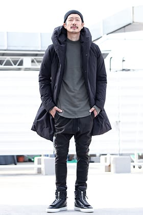 .LOGY kyoto 19AW ATTACHMENT【 HOODED DOWN COAT BLACK 】STYLING!!!