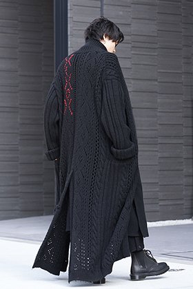 Yohji Yamamoto - ヨウジヤマモト 19-20AW Winter Knit Coat Style