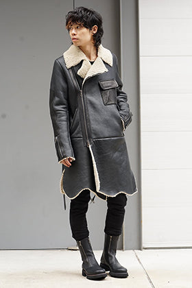 The Viridi-anne Mouton Coat 18-19AW Style