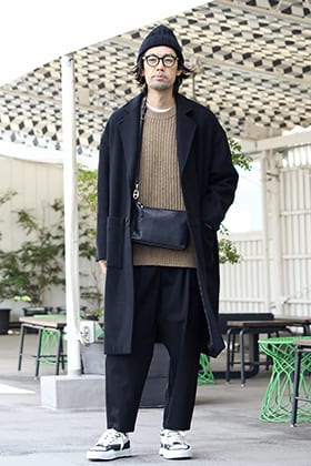19AW CLANE HOMME × KAZUYUKI KUMAGAI "OVER SIZE CHESTER COAT" Styling!!