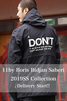 11 by Boris Bidjan Saberi 19SS Collection Delivery Start!!