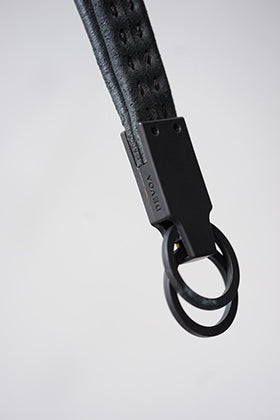 DEVOA Key Holder Brass and Calf