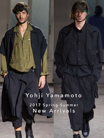 Yohji Yamamoto 2017 SS New Arrivals