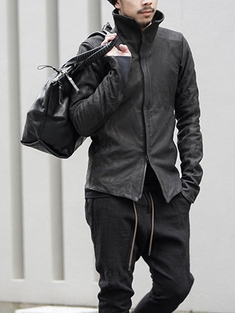 DEVOA 17SS High Neck Jacket Calf Leather