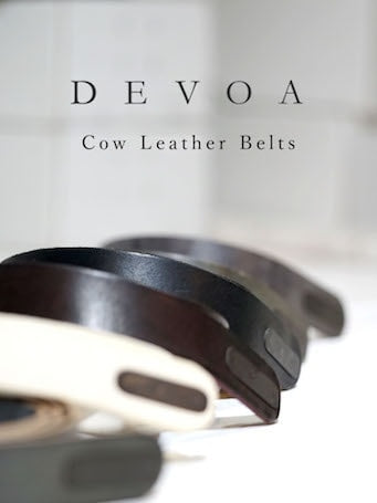 DEVOA Cow Leather Belts