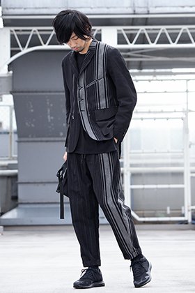 20SS The Viridi-anne "Random stripe & See through Smooth Layered Jacket" Setup Styling!!