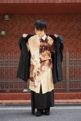 Ground Y x Kyousai Kawanabe graphic Long shirt styling !!