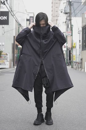 NILøS 20SS High neck long coat styling !!