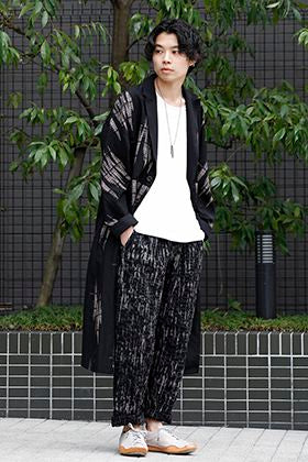 individual sentiments 20ss Print Coat x Print Pants Style