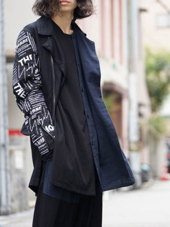 Yohji Yamamoto 2017 Spring BLUE×BLACK Style