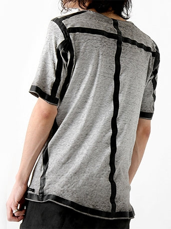 SADDAM TEISSY Product dyed Cold Dye Gauze Plain Stitch Reversible T-Shirt