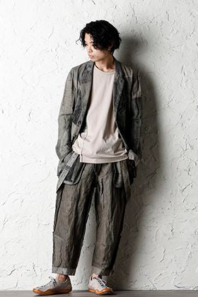 ZIGGY CHEN 20SS  Used Paper Print Set Up Suit Style