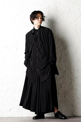 Yohji Yamamoto - ヨウジヤマモト 20ss Tuxedo HAKAMA pants Style