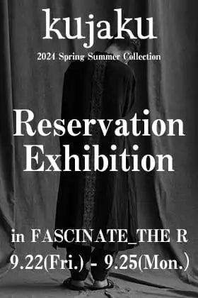 [Event Information] kujaku 24SS (Spring/Summer) Collection In-Store Pre-Order Event!!