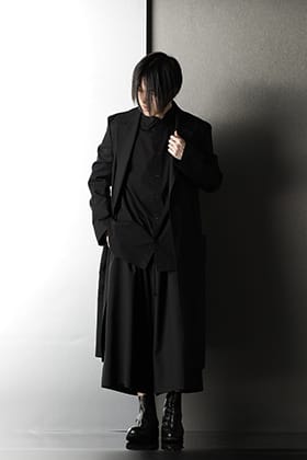 Ground Y 20SS BASIC ALL BLACK STYLE