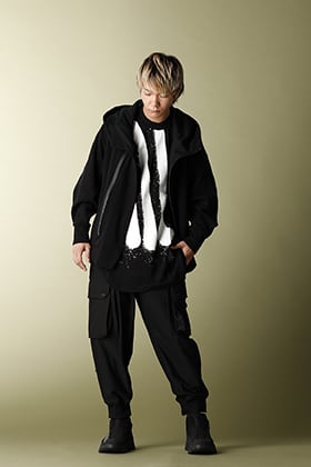.LOGY Kyoto NILøS 20SS Zip hoodie BLACK STYLE!!