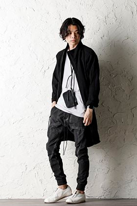 D.HYGEN 20SS Wrinkle Processing High Neck Long Shirt Coat Style