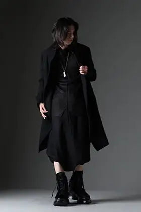 JULIUS 2023-24AW Melton Material Coat Styling