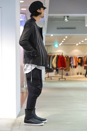 ASKYY [ Twin Zip Leather Jacket styling ]