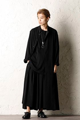 Yohji yamamoto 20SS Tuxedo Flare Stand dress Style