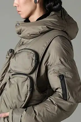 The Viridi-anne 3WAY Down Jacket Styling