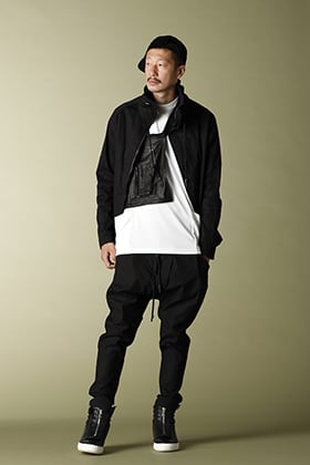 .LOGY kyoto EXCLUSIVE【FRENCH NAVY BLOUSON】LEATHER EPRON MIX STYLE!!!