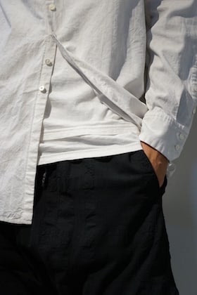 The Viridi-anne [ Irregular Button Shirt Mix Styling ]