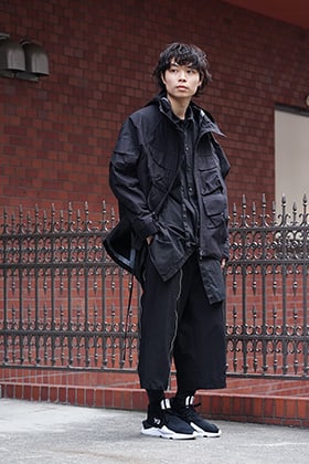 The Viridi-anne 2019SS Dolman sleeve mountain parka Style