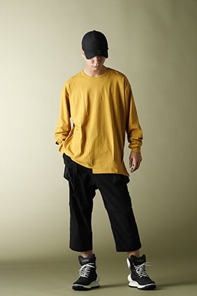.LOGY Kyoto 20AW The Viridi-anne【Hem Layered Long Sleeve T-Shirts】Mustard STYLE!