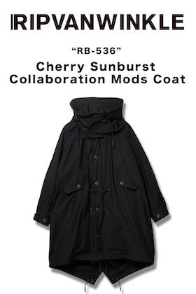 [スタッフコラム] RIPVANWINKLE 23-24AW アイテム紹介 Cherry Sunburst コラボレーション モッズコート