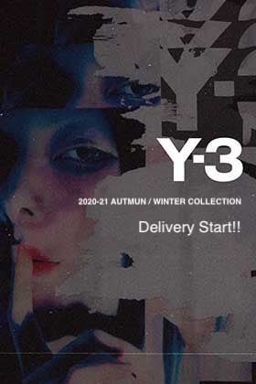 Y-3 2020-21AW Collection Delivery Start!!